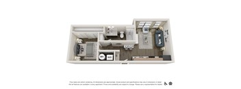 1D Floor plan Scheme 1