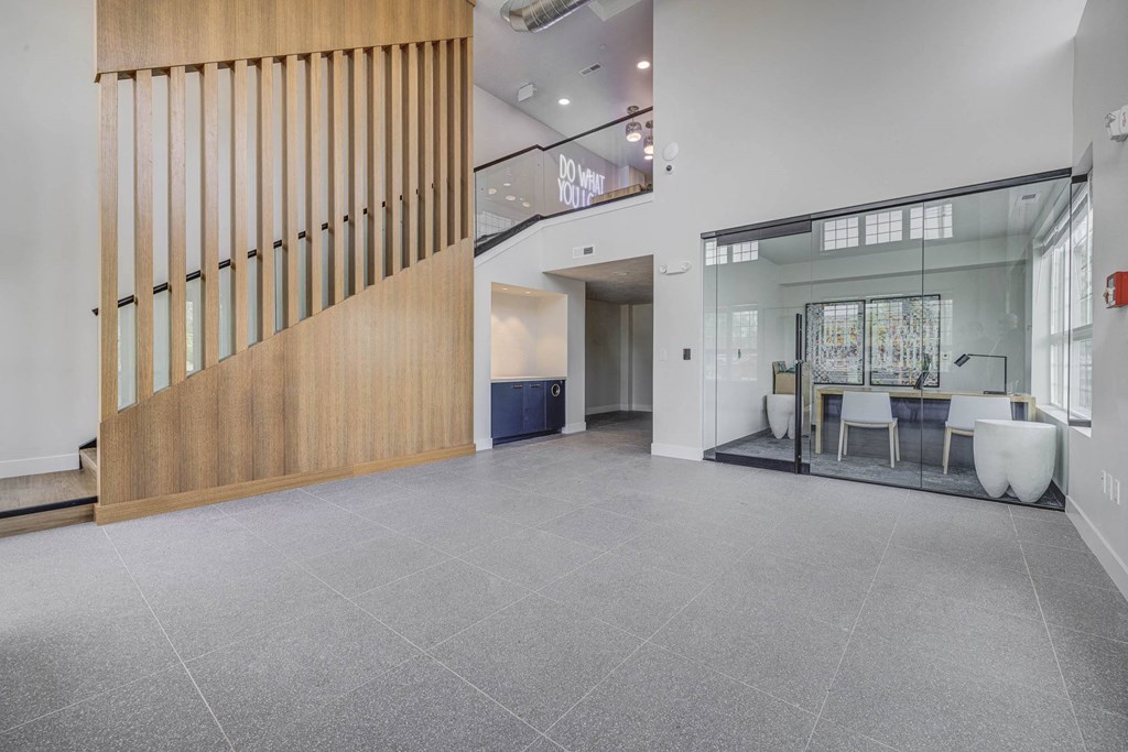 Mezzanine-level Co-working Space