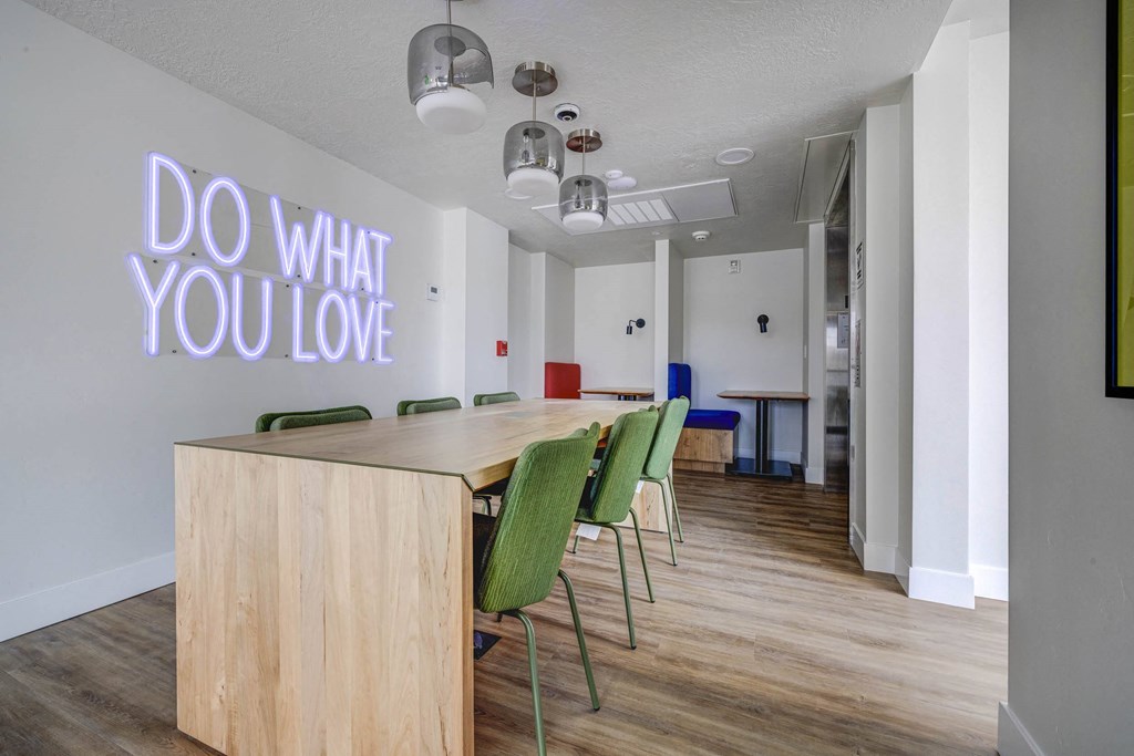 Mezzanine-level Co-working Space