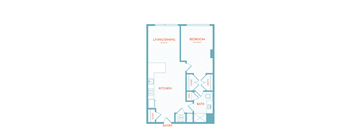One Bedroom One Bathroom