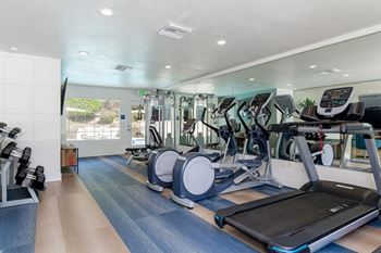 fitness center  at Softwind Point, Vista, California