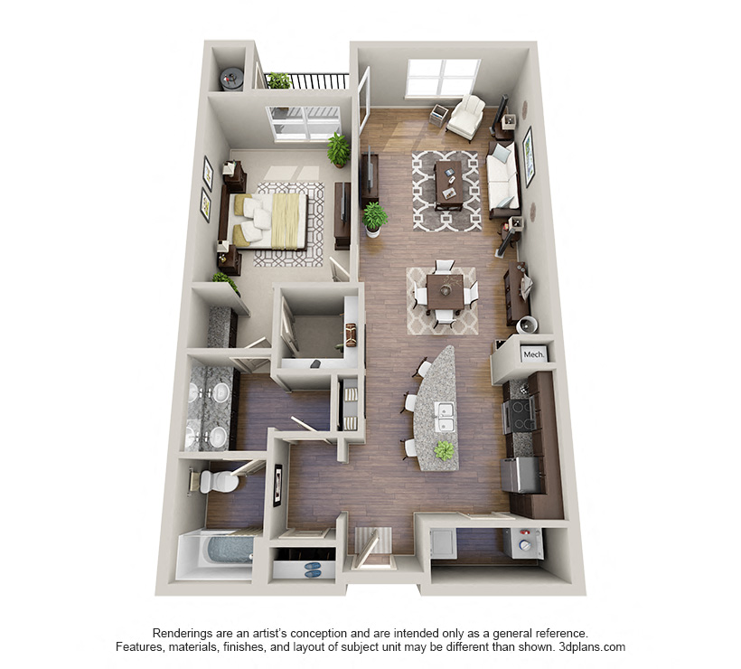 Paul D floorplan