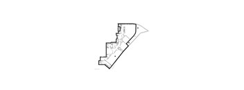 A black and white drawing of a staircase.