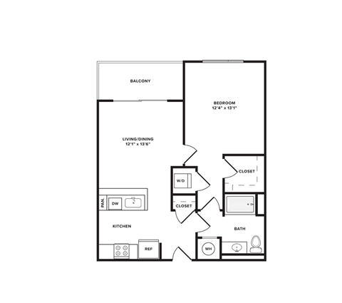 One bedroom one bathroom