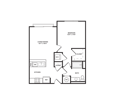 One bedroom one bathroom