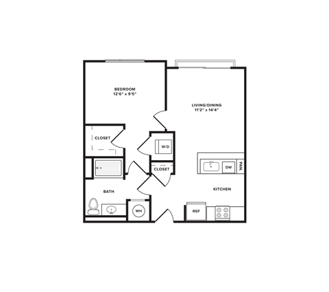 One bedroom one bathroom