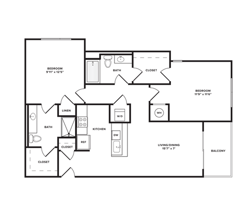 Two bedroom Two bathroom