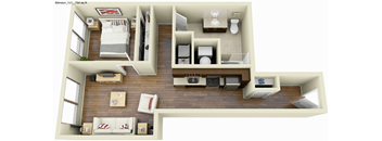 Stimson 1x1 Floor Plan