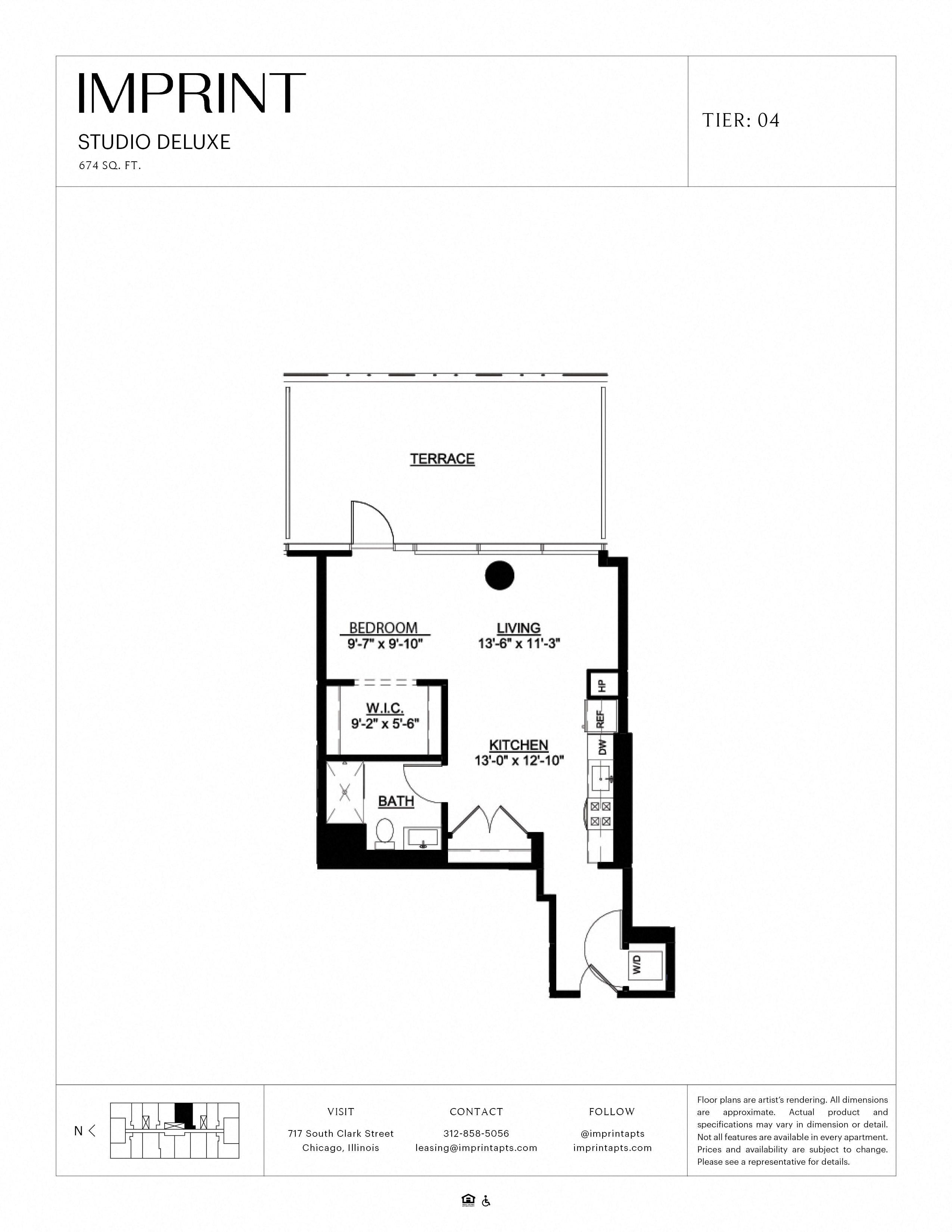 Studio Deluxe Terrace PB