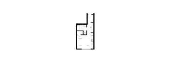 A floor plan of a house with labeled rooms.
