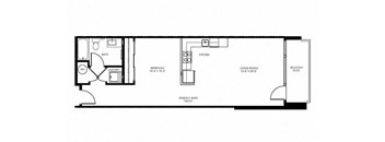 Studio floor plan