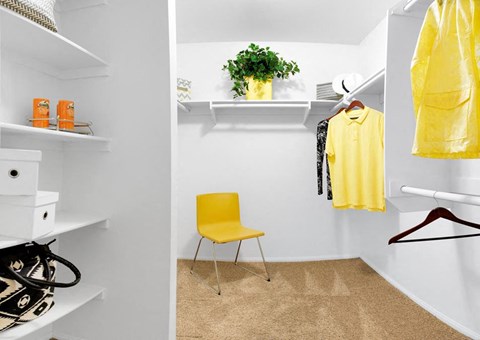 Closet at Sunbow Villas Apartments