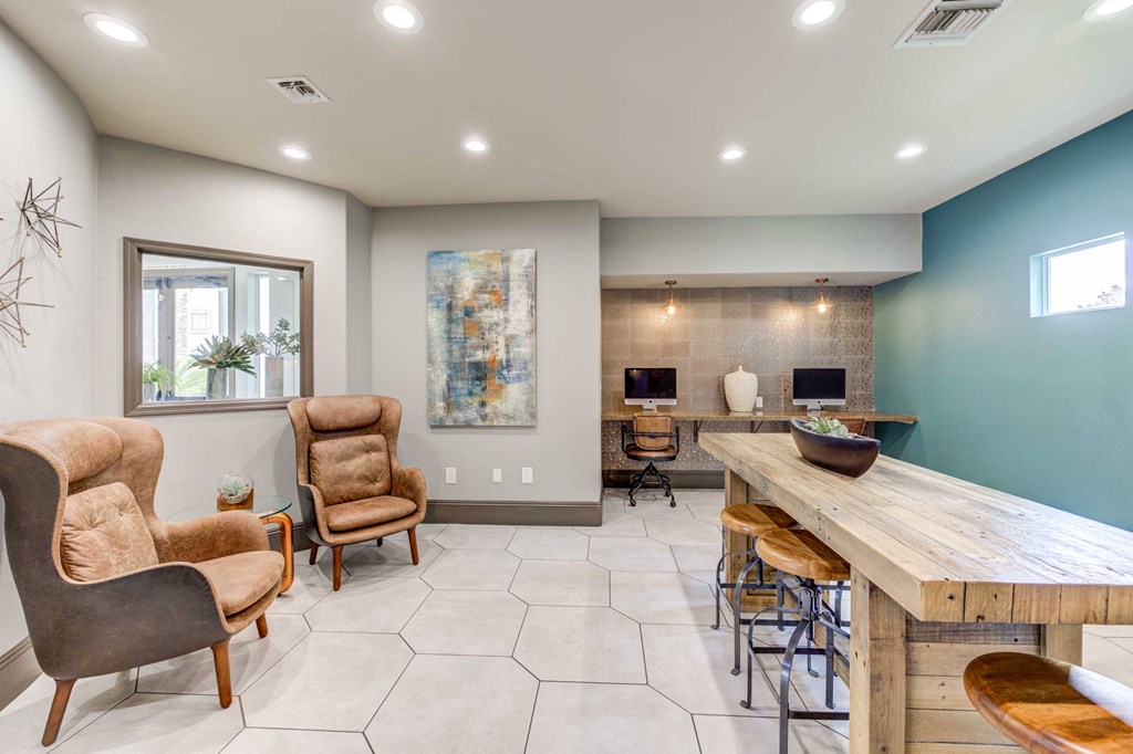 Clubhouse business center