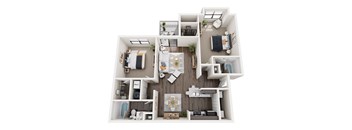 a 1 bedroom floor plan  395