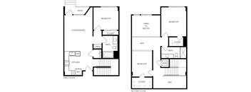 TC5dl 1,535 Sq.Ft. Floor Plan at Exhibit at J Town, San Jose, California