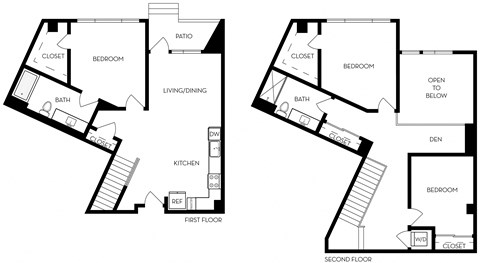 TC6l 1,618 Sq.Ft. Floor Plan at Exhibit at J Town, San Jose