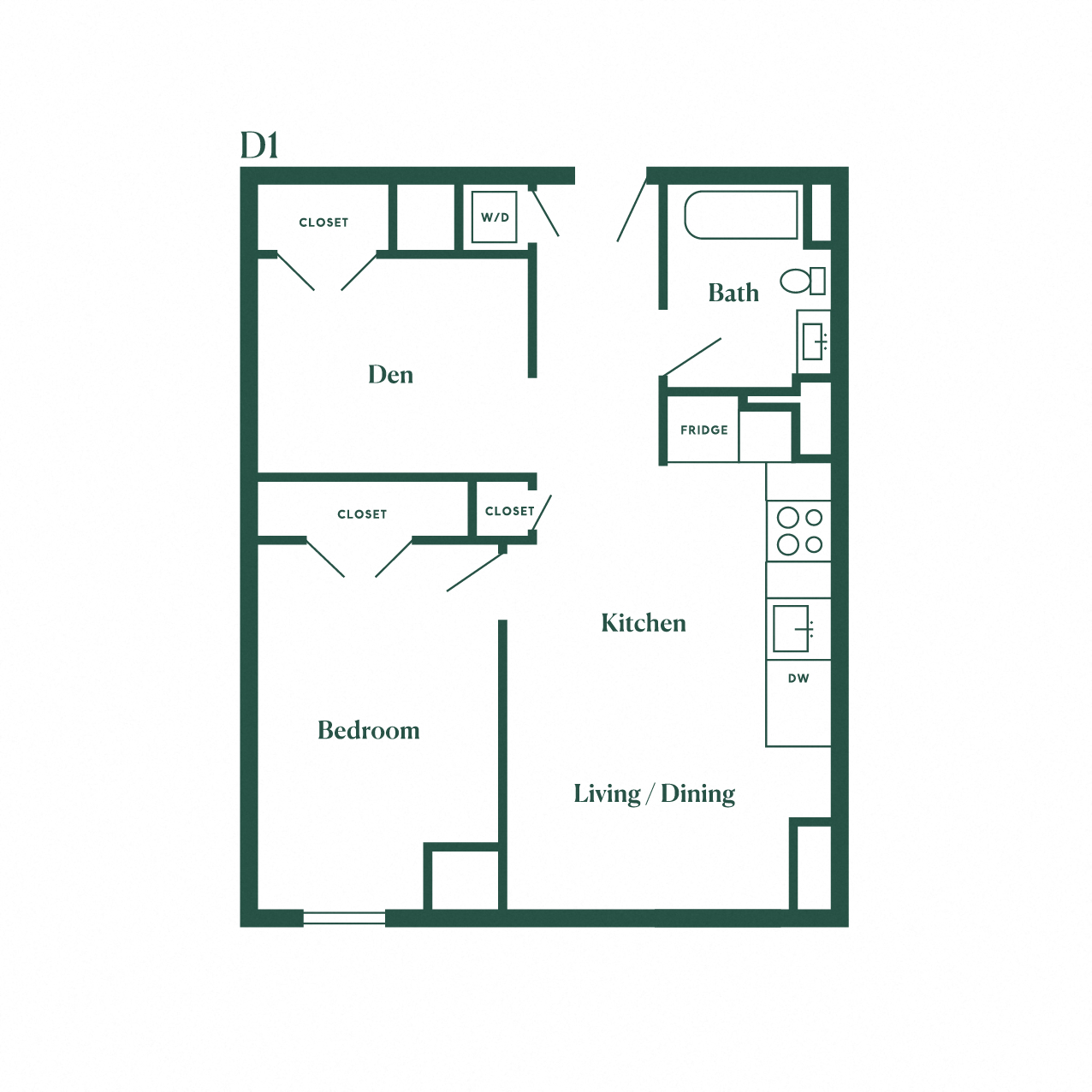 D1 One Bedroom