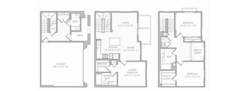a floor plan of a house at Rivue, Chula Vista, 91915