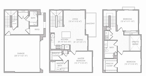 a floor plan of a house at Rivue, Chula Vista, 91915