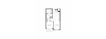 two bedroom floor plan  the residence at stone