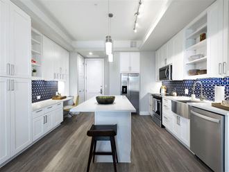 kitchen with island - Photo Gallery