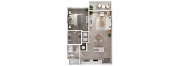 One bedroom one bathroom