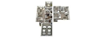 Vail Floor Plan at The Village at Caney Mills, Conroe, TX, 77303
