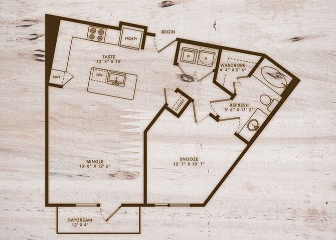One Bedroom One Bedroom