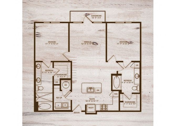 Two Bedroom Two Bedroom