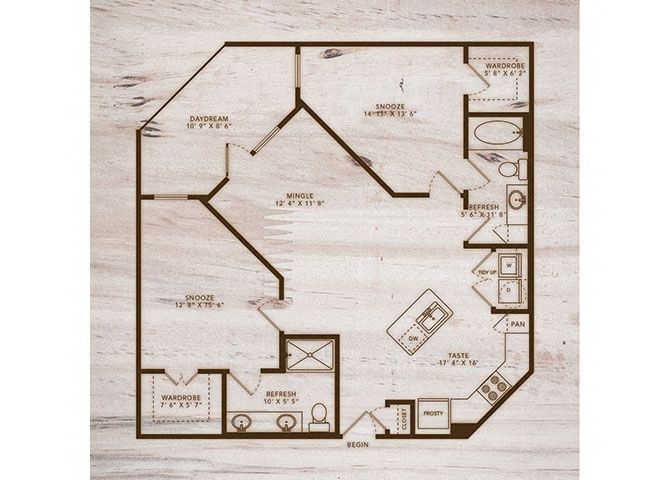 Two Bedroom Two Bedroom