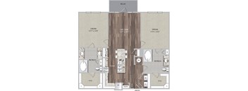 Two bedroom Two bathroom