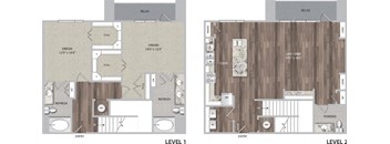 two bedroom two and a half bathrooms