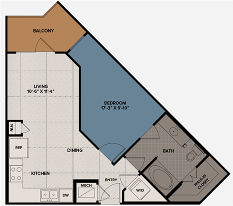 one bedroom one bath