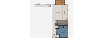 One Bedroom One Bathroom