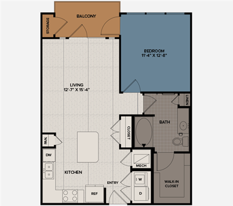 one bedroom one bath