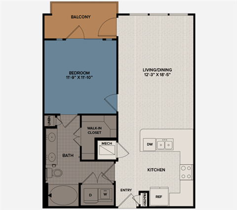 one bedroom one bath