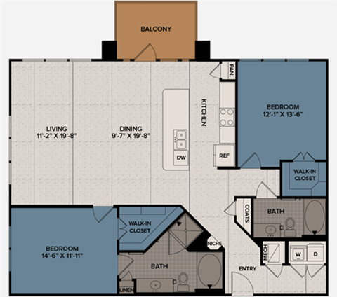 Two bedroom Two Bath