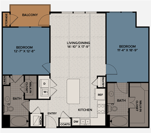 Two bedroom Two Bath