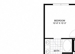 one bedroom one bathroom