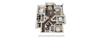 a floor plan is shown with a bedroom and a living room