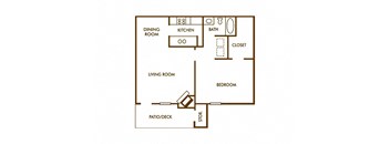 One Bedroom One Bathroom