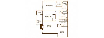 Two Bedroom Two Bathroom