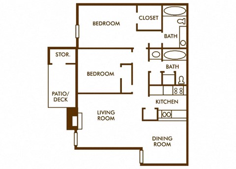 Two Bedroom Two Bathroom