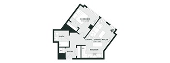 A black and white image of a house floor plan.