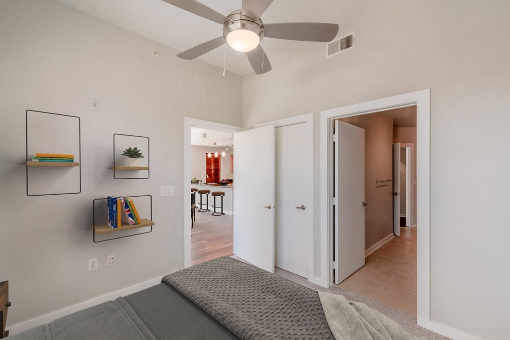 Bedroom at The Dylan, Dallas, TX