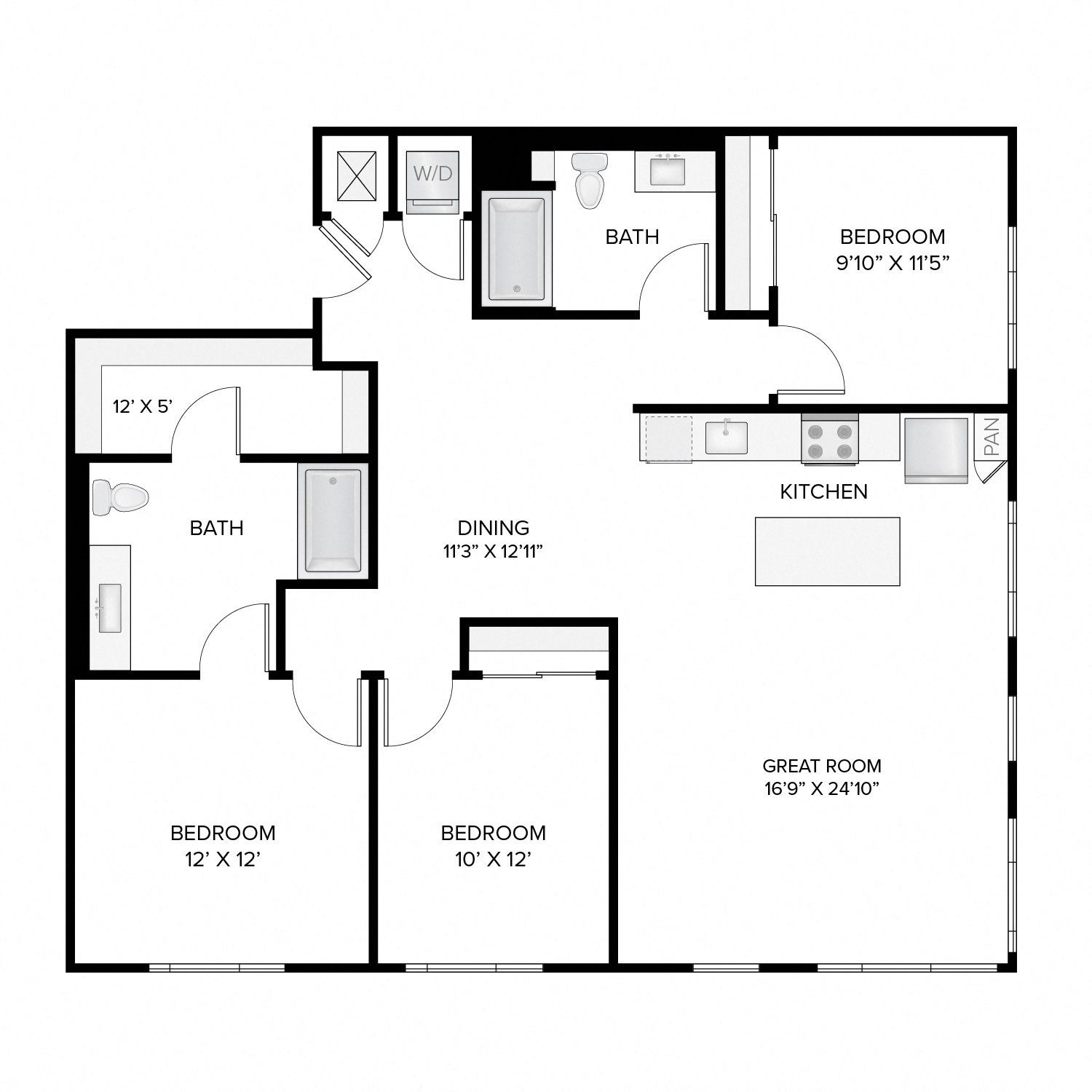 The Fallon Deluxe Reserve 3 Bed/2 Bath