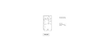 the floor plan of unit type 1 unit