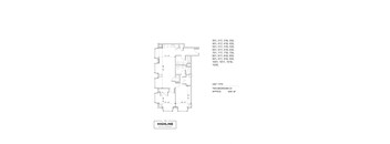 the floor plan of the highline residences floor plans