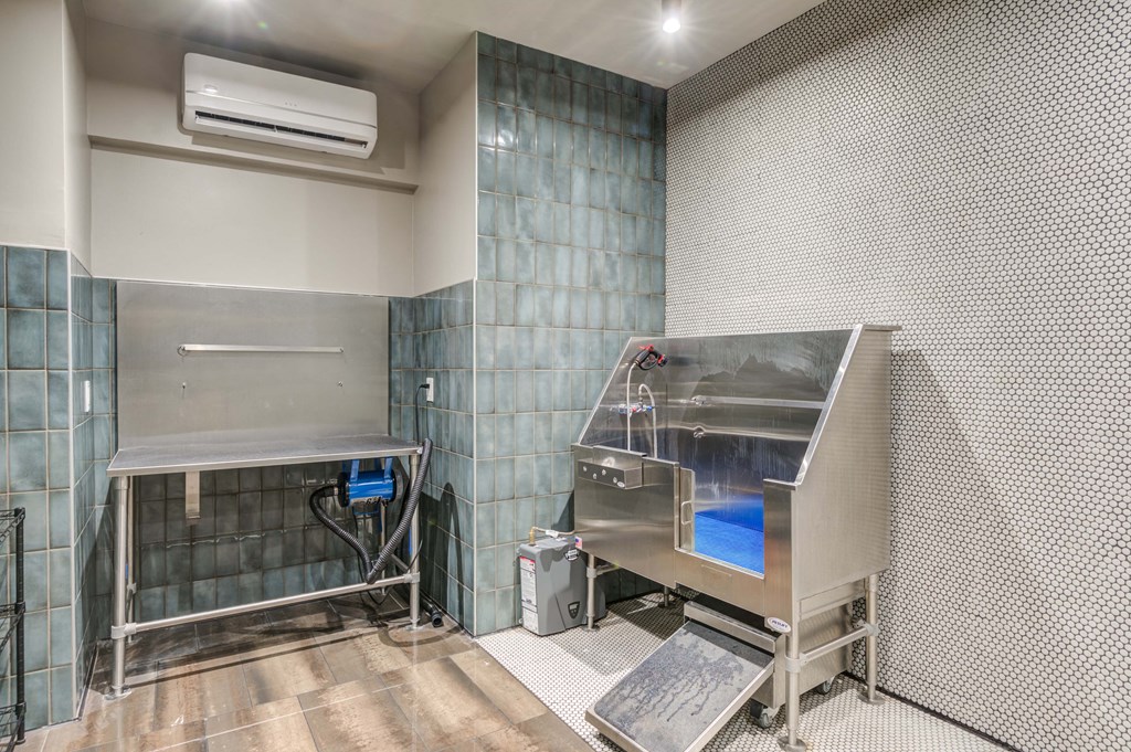 a kitchen with a sink and a stove