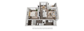 bedroom floor plan anjou 1600 a, opens a dialog at The Madison at Adams Farm, North Carolina